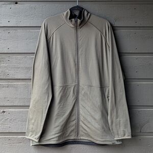 5.11 Tactical Stratos Full Zip Grid Fleece Jacket Size XL Gray Green